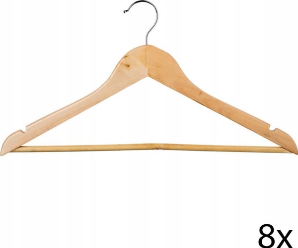 5five Klädhängare i trä, 8 st, ZELLER | Huset - Inredning - Hängstänger | GameStuff