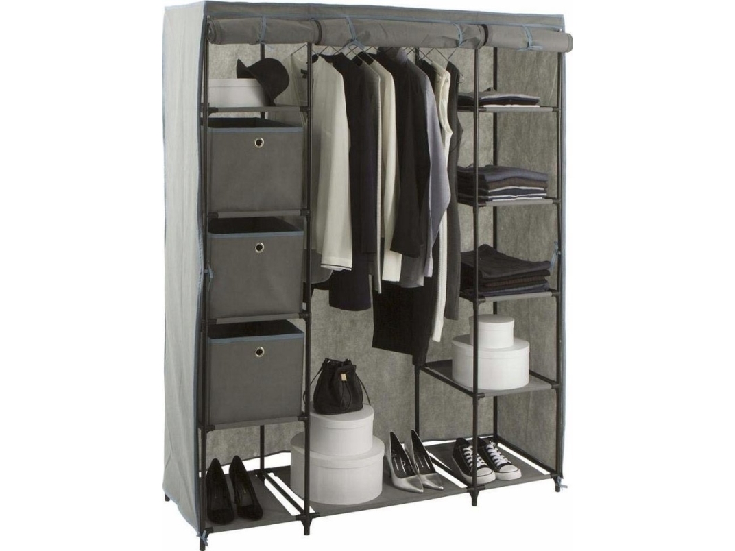 5five tekstilskab, 11 hylder + 3 indre beholdere, 5five Simply Smart