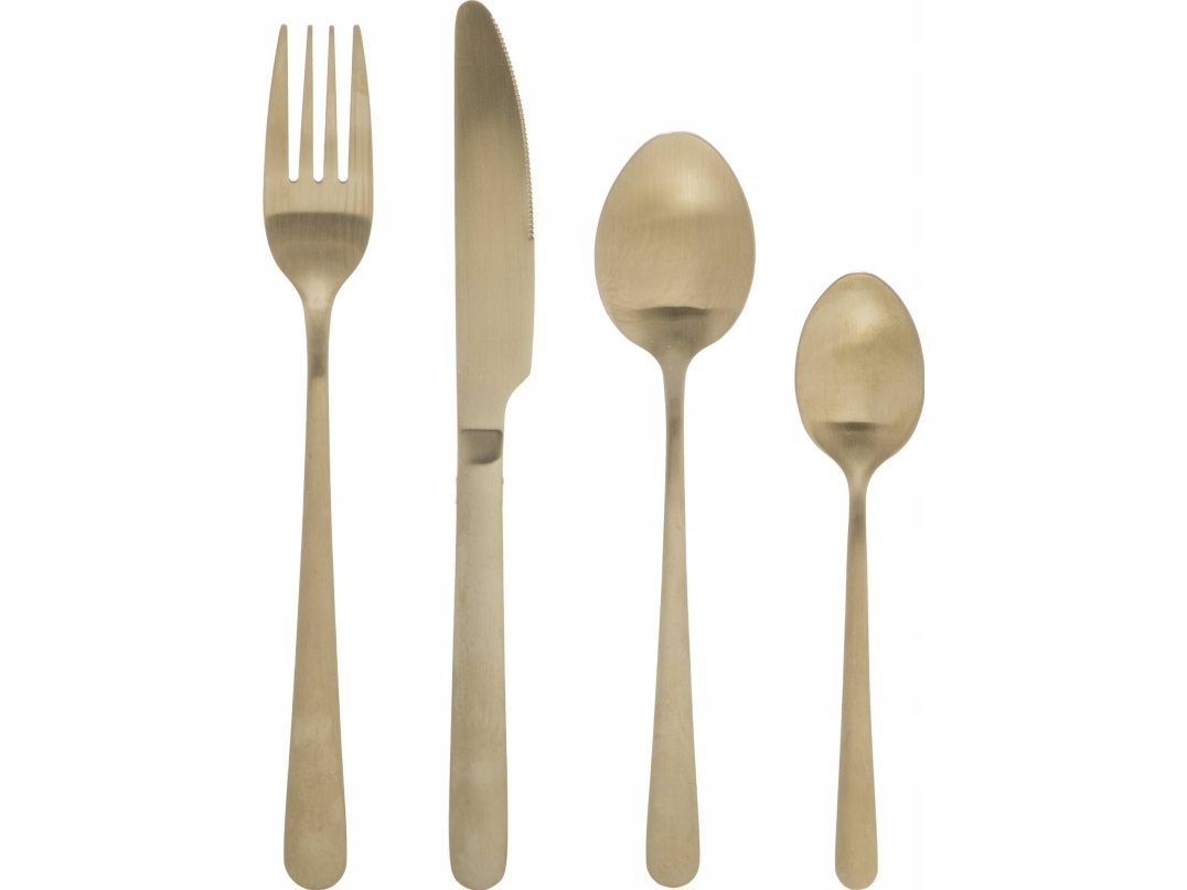 Secret De Gourmet Besteckset Green Harmony, 24 Teile, Goldfarben