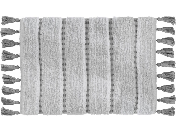 5five hapsuinen kylpyhuonematto, 50 x 75 cm, harmaa