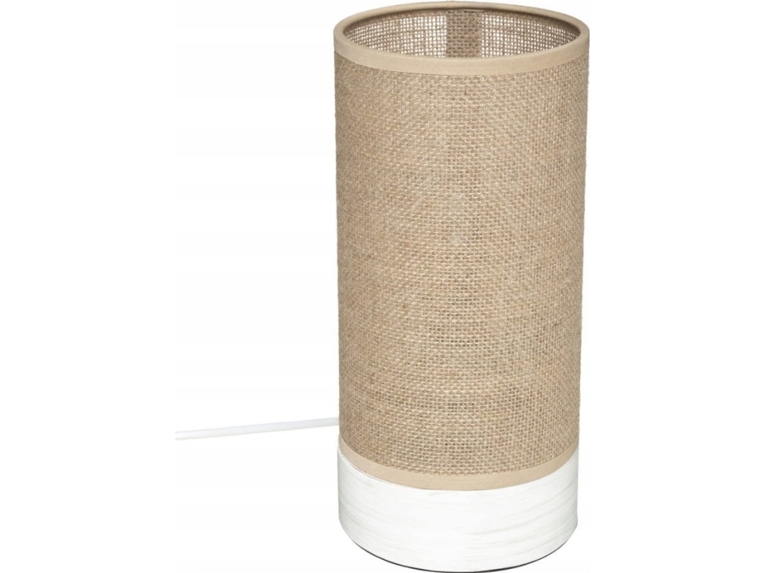 Atmosphera Nachttischlampe Mit Naturligm-Schirm