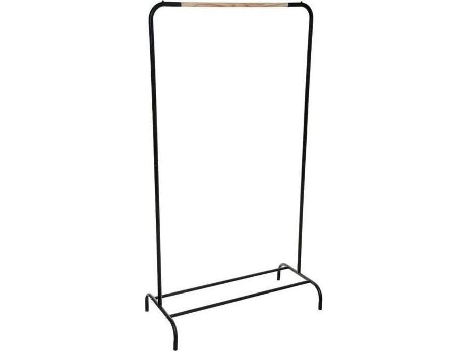 5five hatthylla för jackor, metallställ, 80x40x149 cm, svart | N - A | GameStuff