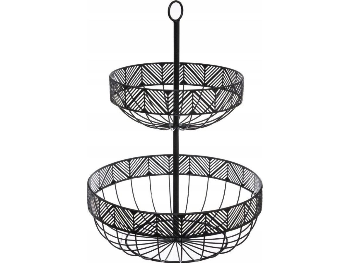 Secret Gourmet Frise Frugtfad Metal Etager Sort