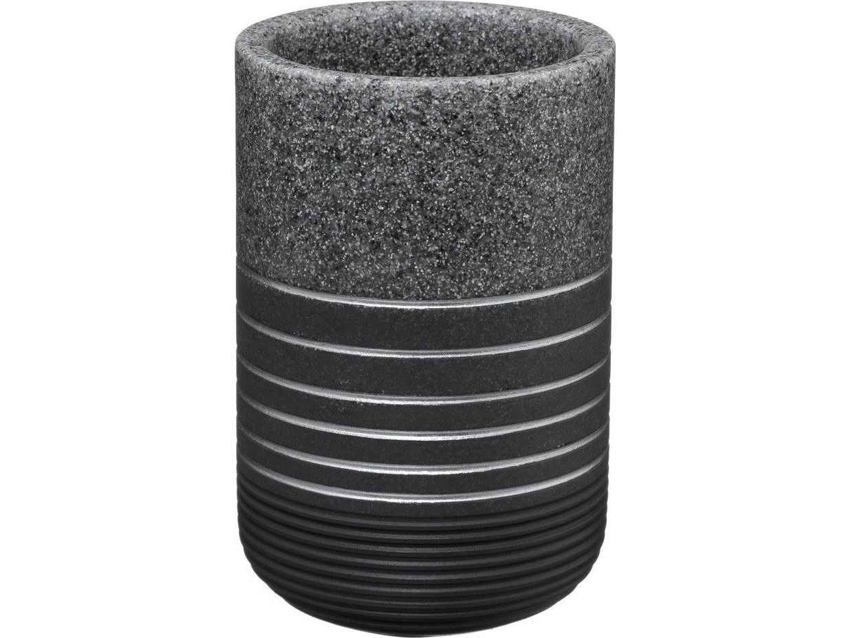 5five tandbørstekrus til tandbørster SILV, antracit