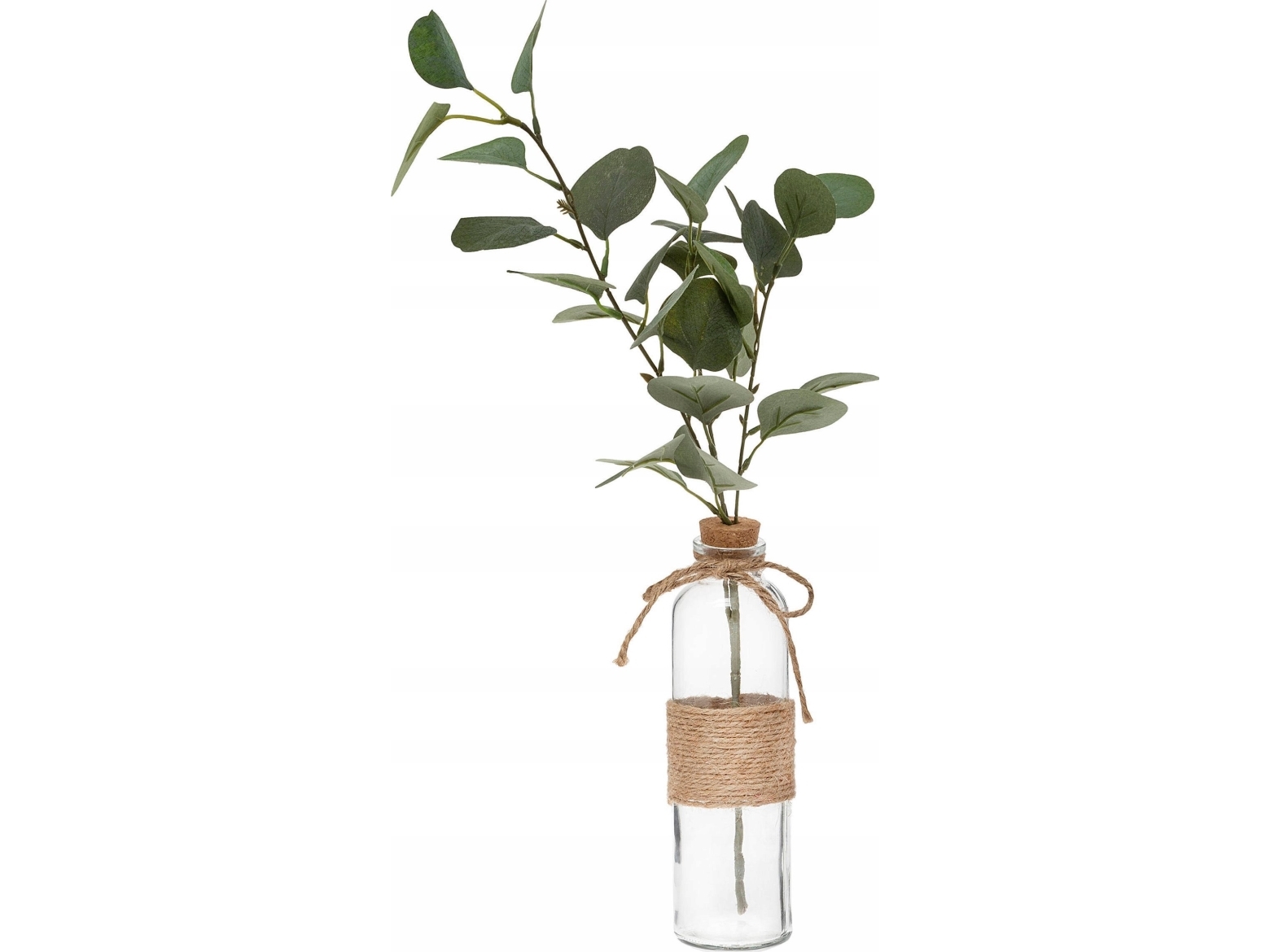 Atmosphera Kunstigt blad, eukalyptusgren i vase, 48 cm