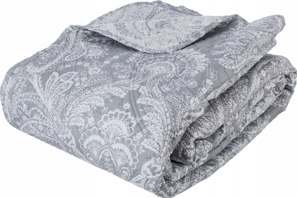 Atmosphera to pudebetræk og 'Marie'-sengetæppe gråmønstret