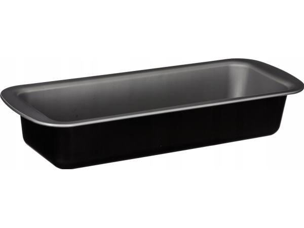 Secret De Gourmet Rechteckige Metall-Backform Schwarz 35 X 13,5 X 6,3 Cm