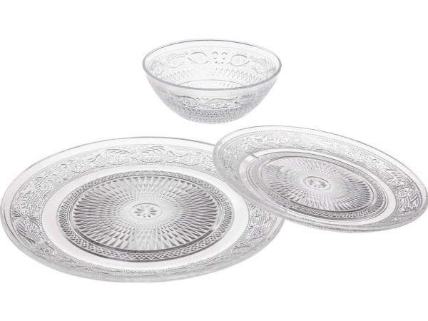 Secret de Gourmet Bordservice til 6 personer, krystalglasdesign, 18 dele