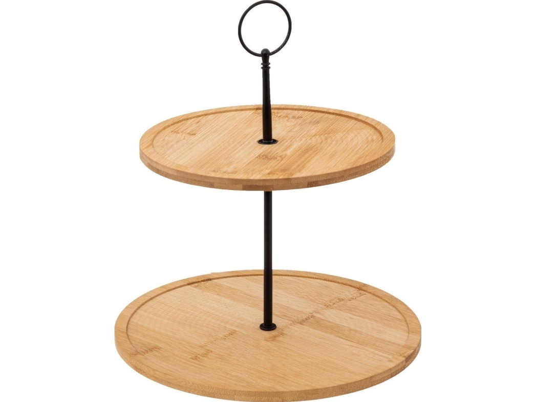 Secret de Gourmet Kakkulautanen, bambu, kaksi tasoa, K 30 cm