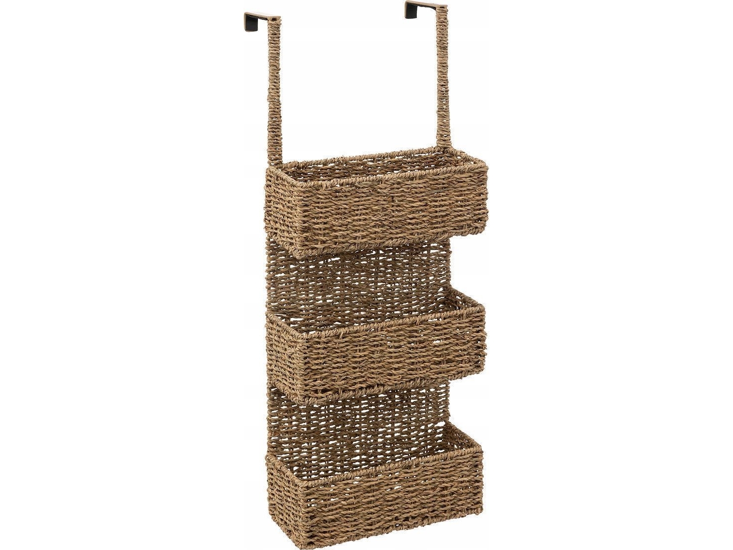 Fletkurv til bRøde døre - Natur - 28cm x 12cm x 69cm - Lydia