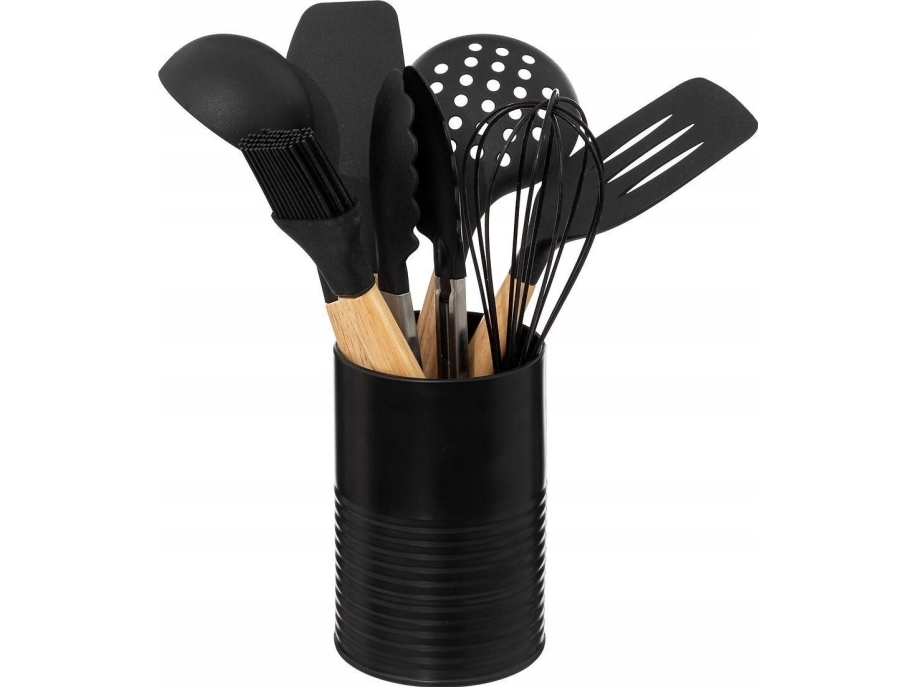 5five kökstillbehör i metallbehållare, 7 delar | Catering - Servis - Bestick & köksredskap | GameStuff