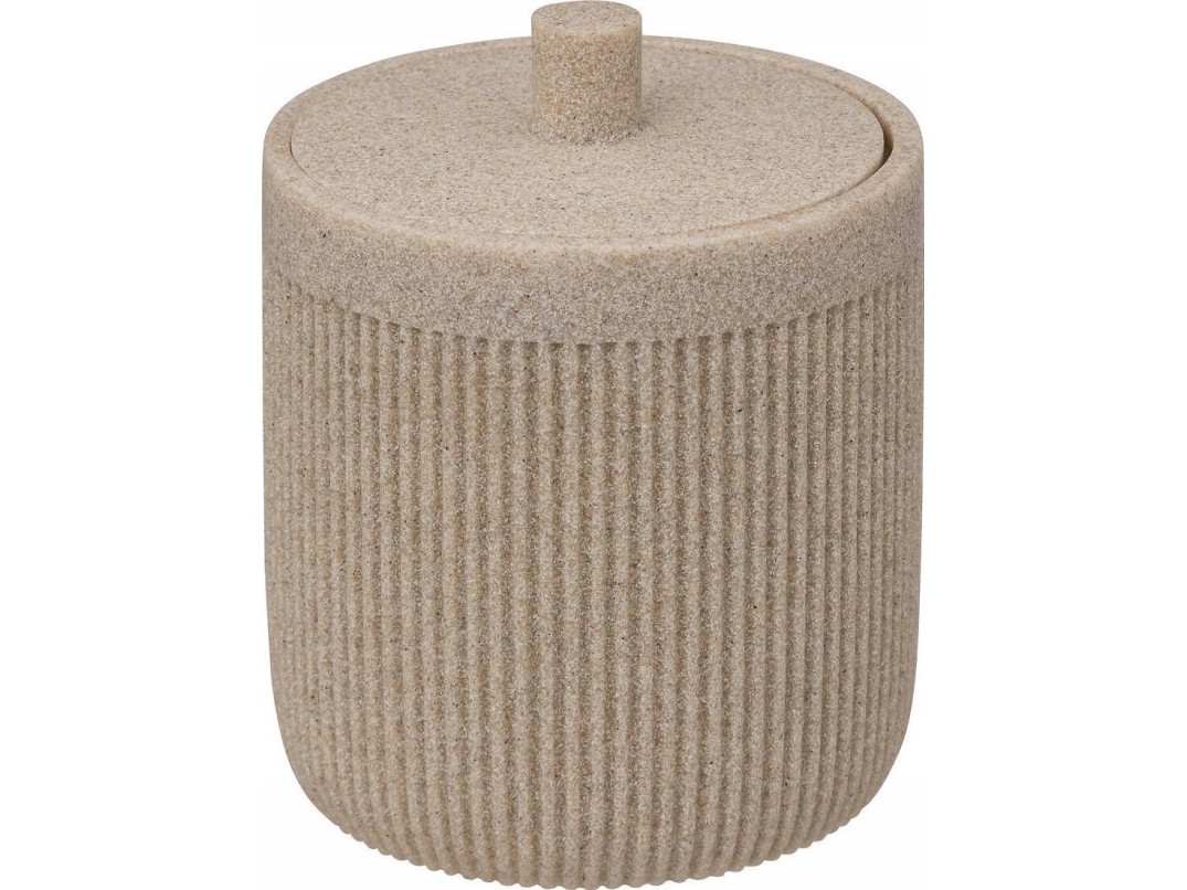 5five opbevaringsboks til vatpinde og vatpinde ONYX med lupa, Ø 9,9 cm