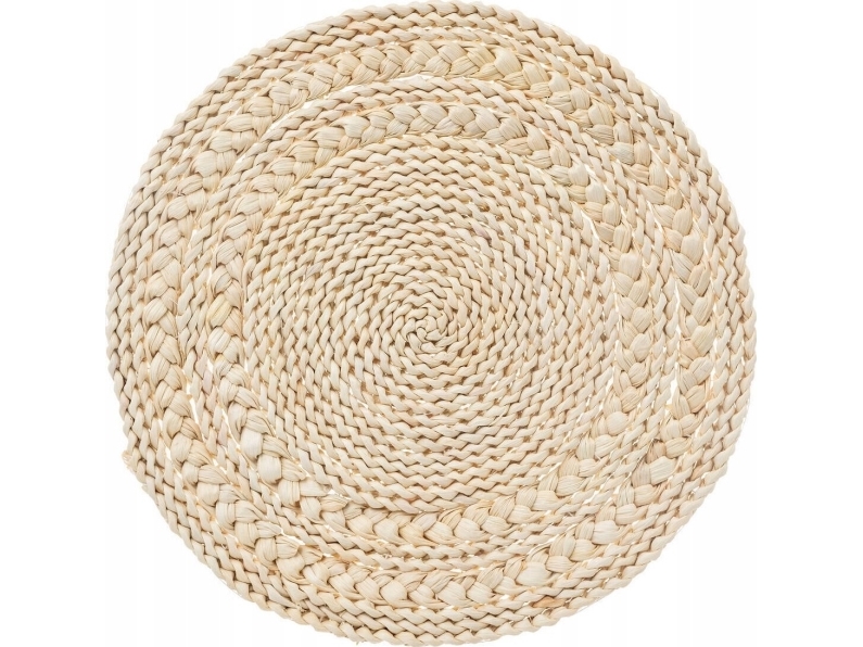 Secret de Gourmet underlägg/bordstablett i flät SOLEYA Ø 38 cm | Bordssättning - Tillbehör för bordet - Bagare | GameStuff
