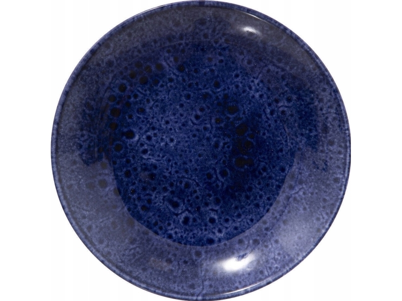 Secret De Gourmet Casa Kuchenteller Aus Steingut, Marineblau, Ø 21 Cm