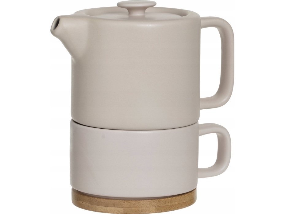Secret De Gourmet Natural Teekanne Mit Tasse, 800 Ml, Hellrosa Farbe