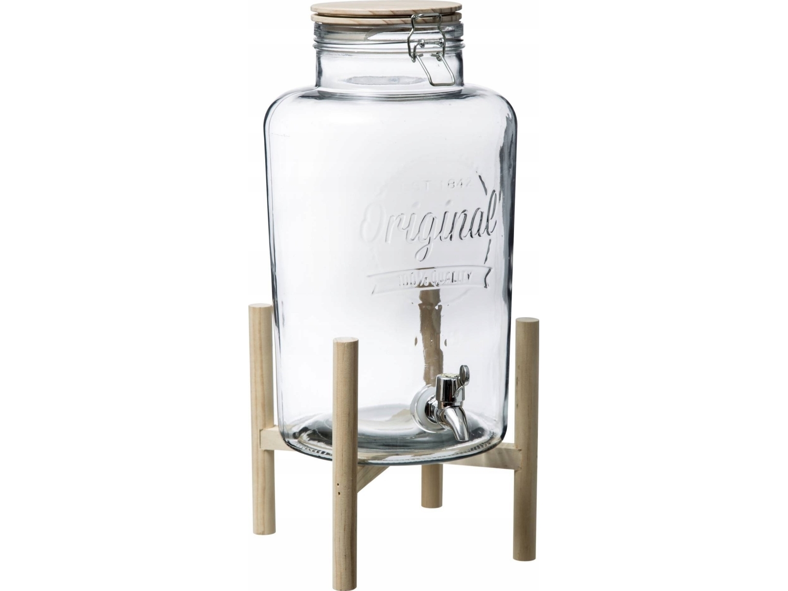 Secret De Gourmet Wasserhahn-Glas, Auf Ständer, 8 L, Glas