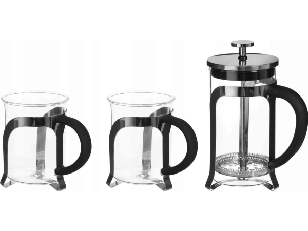 Secret De Gourmet Für Die Zubereitung Von Kaffee: Brüher Und Zwei Tassen