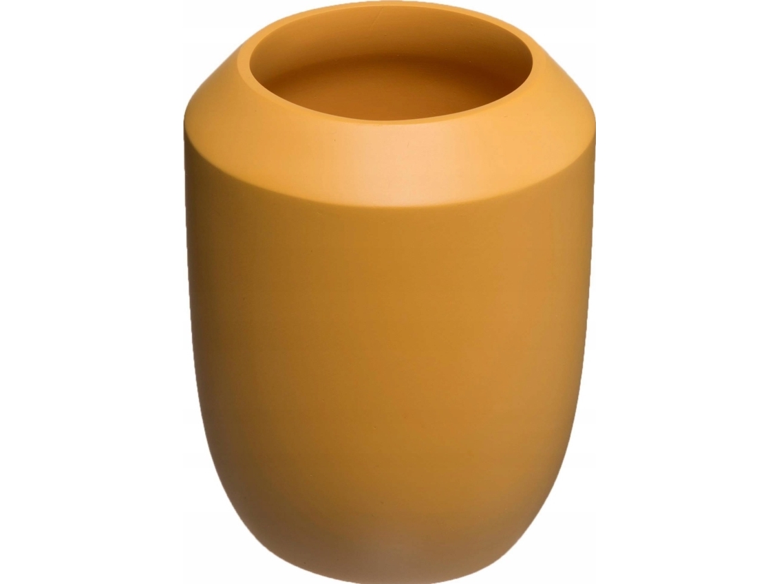 5five TRIO tandbørstekop, Ø 8 cm, gul