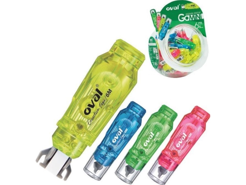 Oval Korektor w taśmie OVAL QFN-506/JB7 5mm x 6m 160-2222 | Skrivredskap - Special Skrivredskap - Till skolan | GameStuff