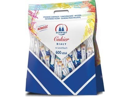 Diamant Diamant vit sockerpåse 5gx600 bitar 3 kg | Catering - Drycker - Socker och sötningsmedel | GameStuff