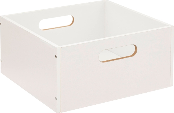 5Five Aufbewahrungsbox Mit Griffen, Holzimitation, 31 X 15 Cm