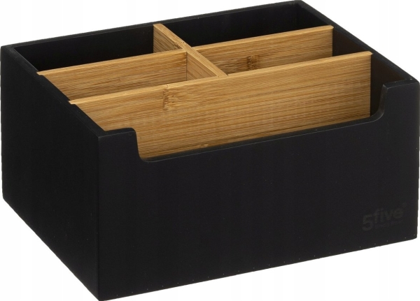 5five bambus-organizer til kosmetik, 5 rum