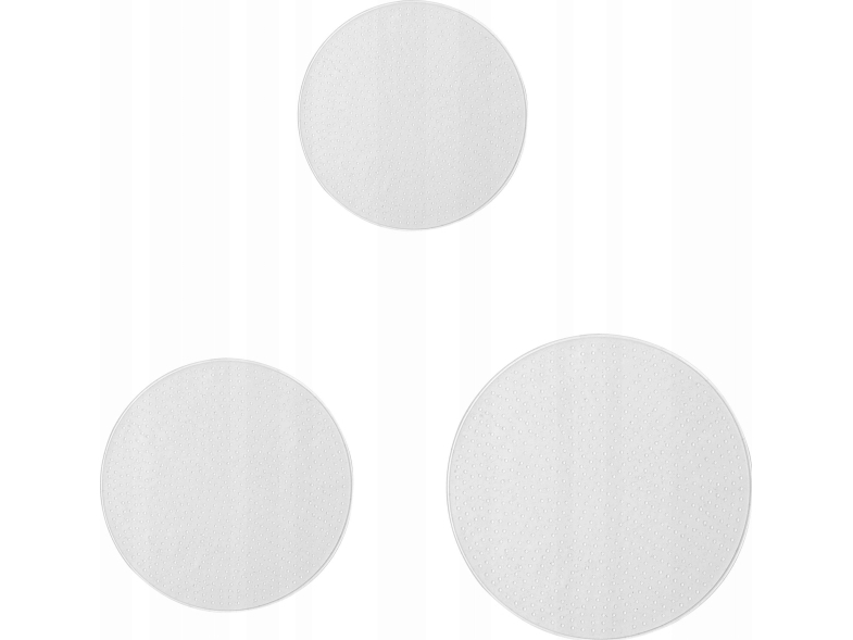 5five silikone madlågetter, runde, 3 stk.