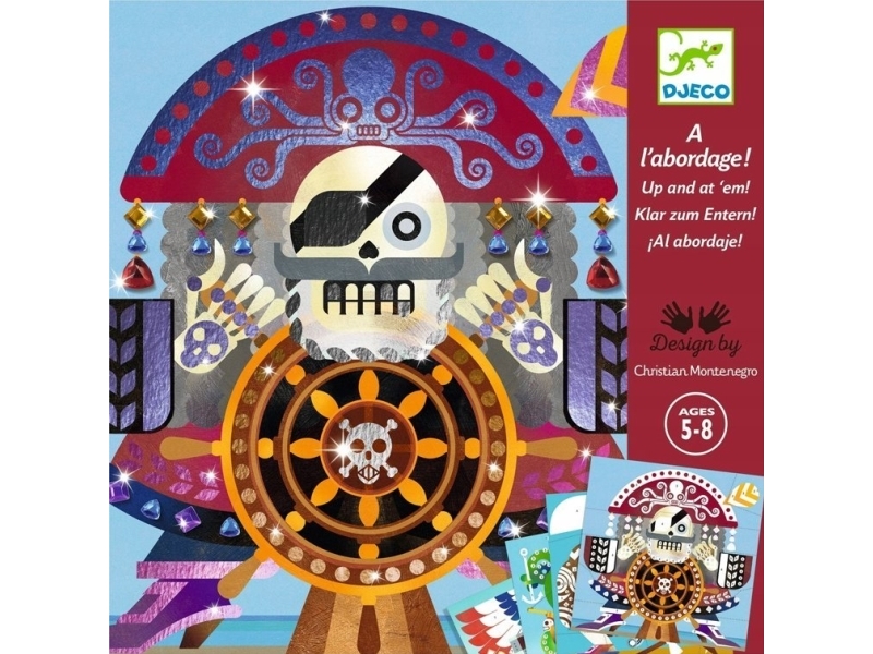 Djeco Foliebilleder - Pirater