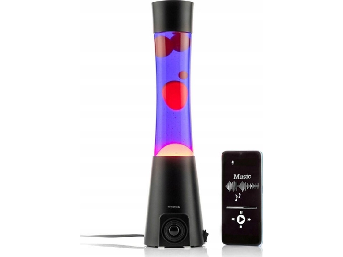 InnovaGoods skrivbordslampa InnovaGoods LAVA LAMPA MED HÖGSPELARE Maglamp BLACK | Baby & barn - Barnrummet - Lava-lampor | GameStuff