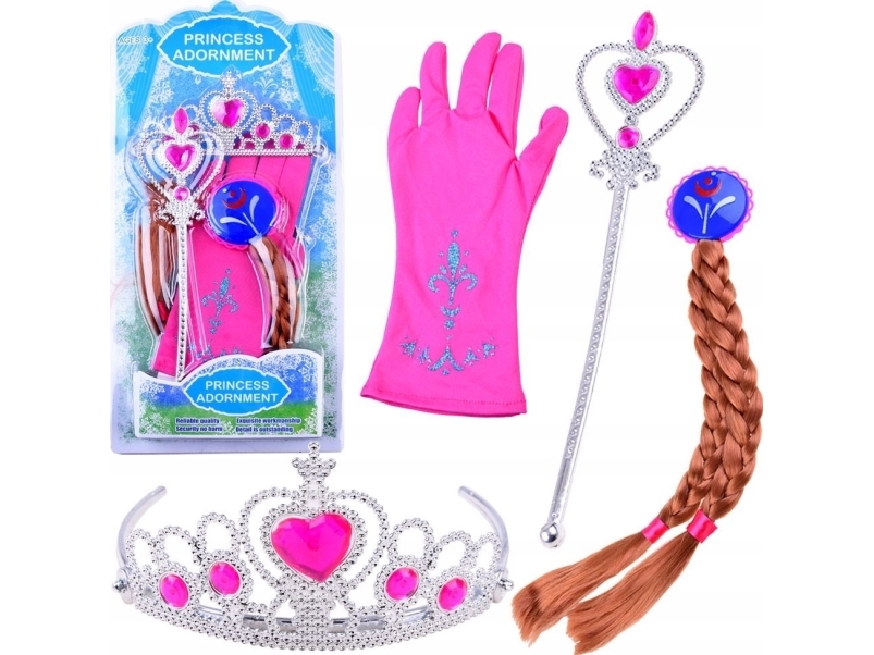 Yokomisiad eventyrprinsesser krone hår ZA3967