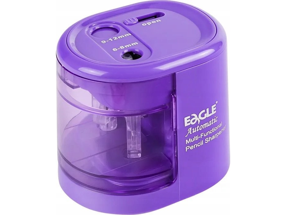Eagle EG-5161USB 2-reikäinen paristokäyttöinen teroitin violetti