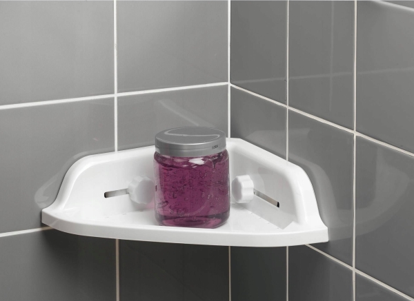 Douceur d`Interieur baderumshylde 25 x 25 cm sugekopmontering