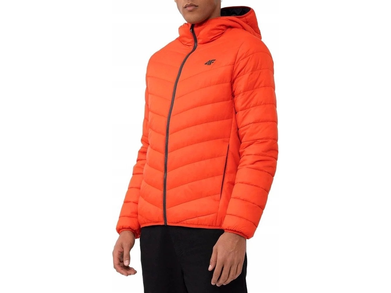 Men's Down Jacket 4F Orange 4Fss23tdjam085 70S