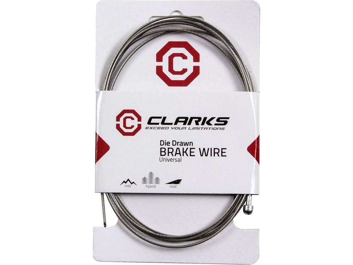 Clarks Bremsekabel Clarks 1,5 Mm Rustfrit Stål Ultraglatt Landevej