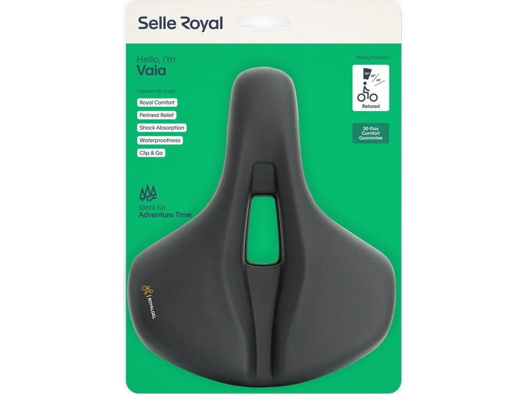 Selle Royal SELLEROYAL VAIA RELAXED 90st geeli satula + elastomeerit unisex (UUSI 2024)