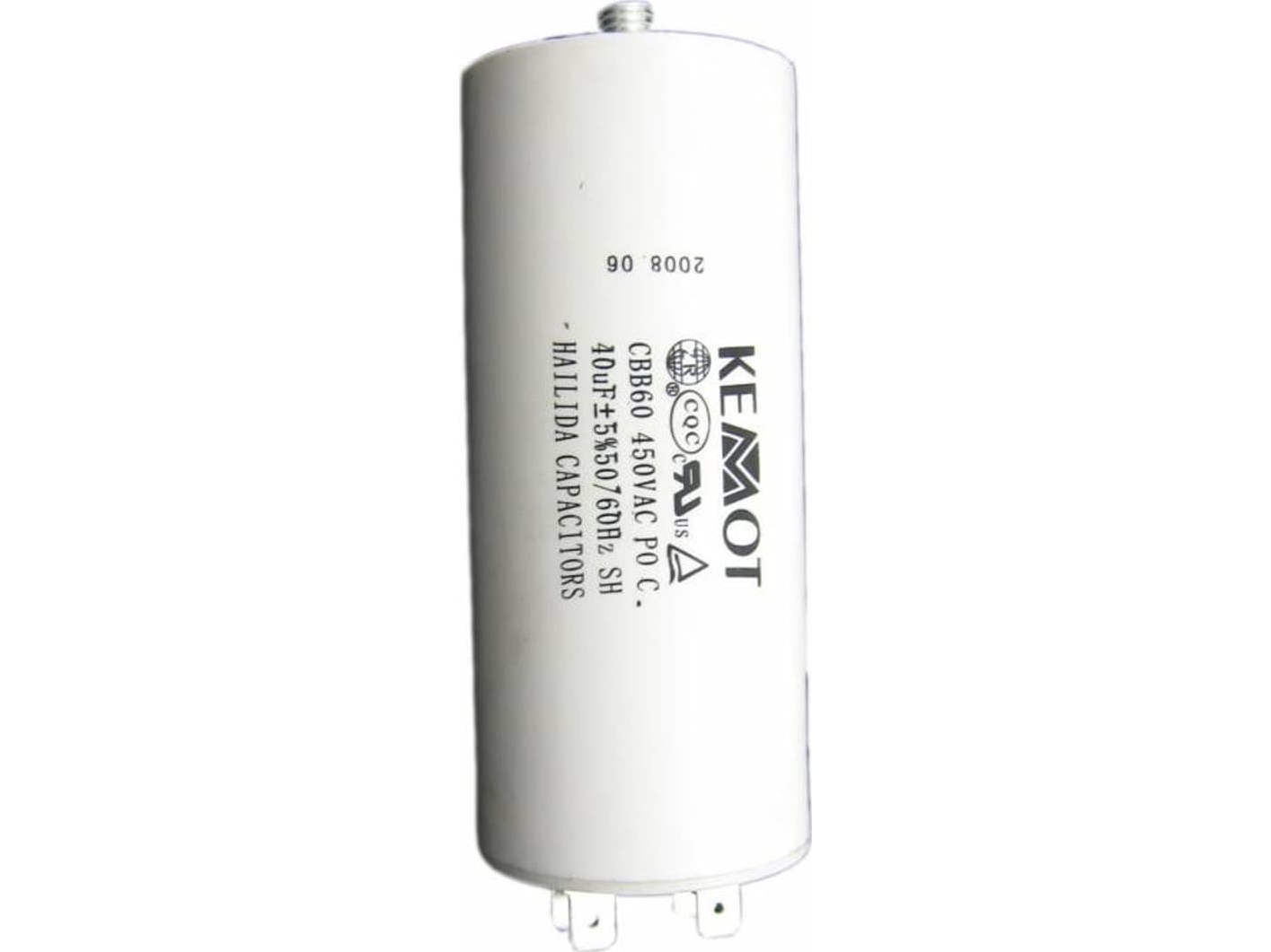 Rebel Kemot Variklio Paleidimo Kondensatorius 40Uf 450V
