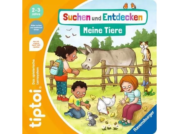 Ravensburger Tiptoi Suchen Und Entdecken: Meine Tiere, Für Kinder, Deutsch