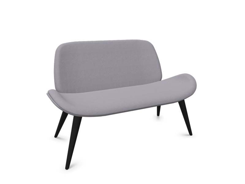 Sofa Tilkka 4L, Era Cse11 Mit Schwarz Gebeizten Beinen