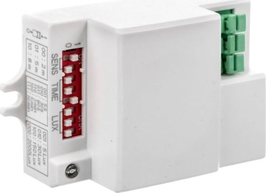 Gtv Mikrobølgesensor Bevægelse Src812 Mini 500W 220-240V 360° Ip20 Overflademontering Hvid Ae-Src812-Min