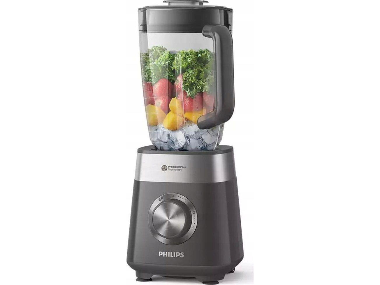 Philips 5000 Series Blender Hr3020/20 Bankmixer 2 L Pulsfunktion Iskrossning 1000 W Grå Rostfritt Stål