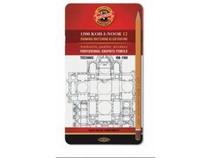 Graphite Pencil 1502/I Hb-10H (12Pcs)