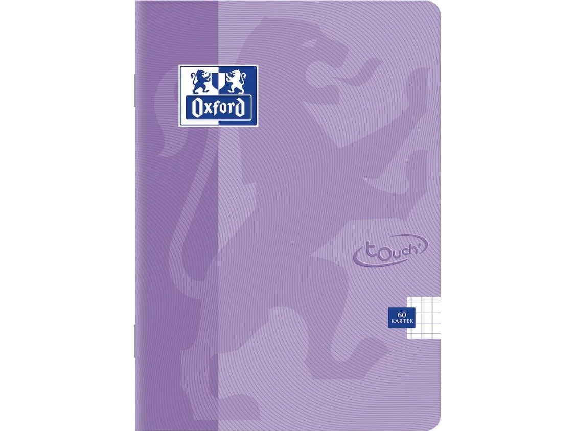 Oxford Brulion A5 96 ark, TOUCH PASTEL rutnät med marginal OXFORD 400123215 | Skola & Hobby - Skolböcker & kalkylblad - Skolböcker och utkast | GameStuff