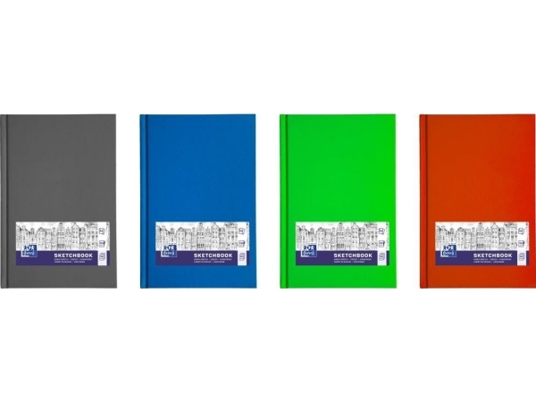 Oxford SKETCHBOOK sydd skissbok A6 96k 100g mix 400152625 OXFORD | Skola & Hobby - Skolböcker & kalkylblad - Skolböcker och utkast | GameStuff