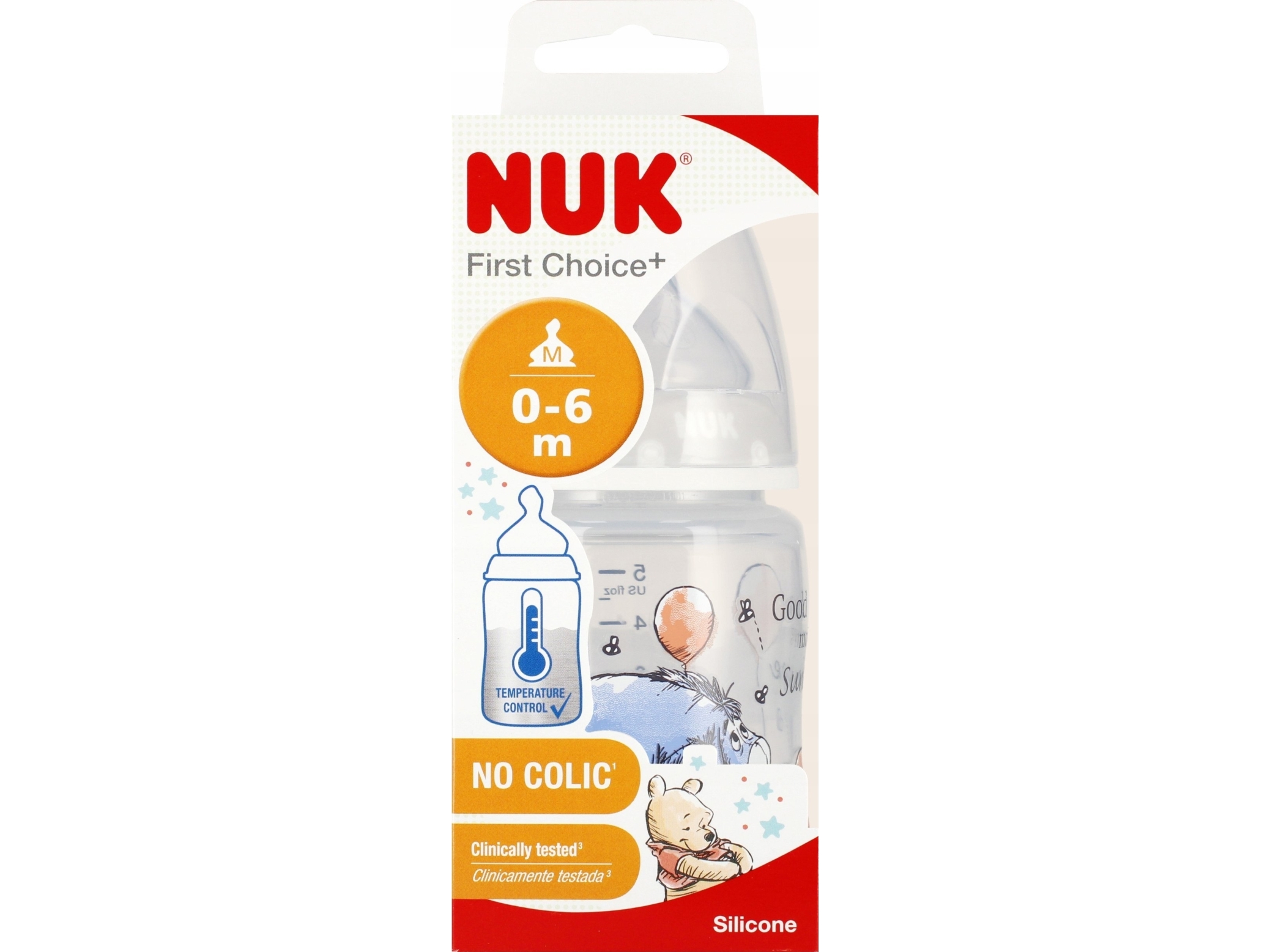 Nuk 441274 Flaska 150Ml Temperaturindikator Åsna 0-6M 536899, 743932