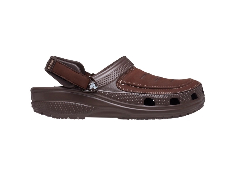 Crocs Chodaki sandały klapki męskie Crocs Yukon Vista II LR Clog brązowe 207689 23D 43-44