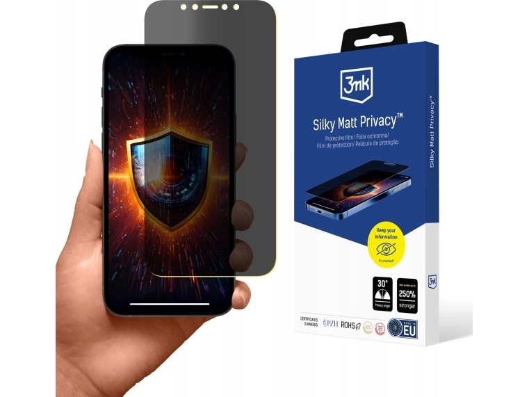 3Mk Apple Iphone 12/12 Pro - 3Mk Silky Matt Privacy