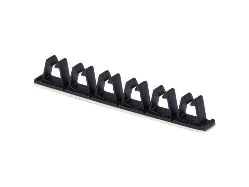 Tru Components Kabelclips Tc-12533420 Bundt-Ø-Område 7.8 Mm (Max) Sort 20 Stk