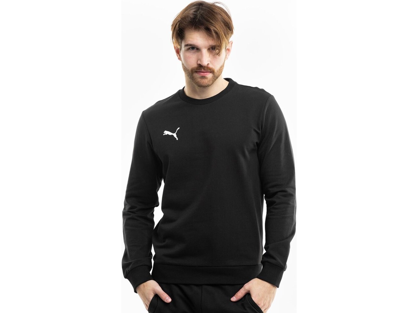 Puma Bluza Męska Puma Team Goal Casuals Crew Neck Sweat Czarna 658592 03 S