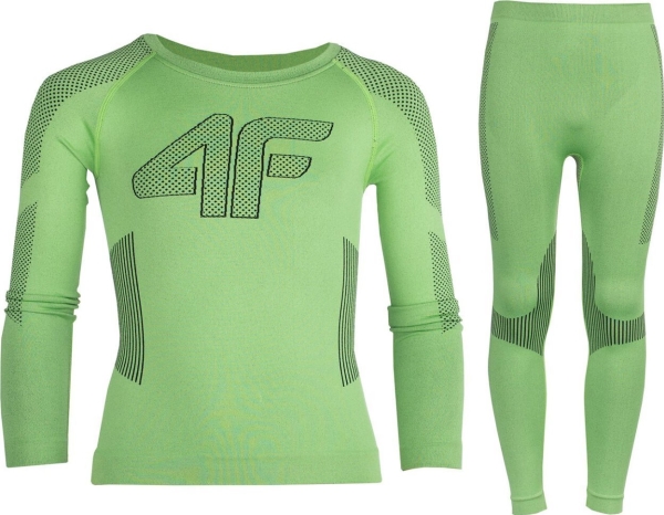 Boys' Seamless Underwear 4F M093 Green Neon 4Fjaw23useam093 41N 152/158 Cm
