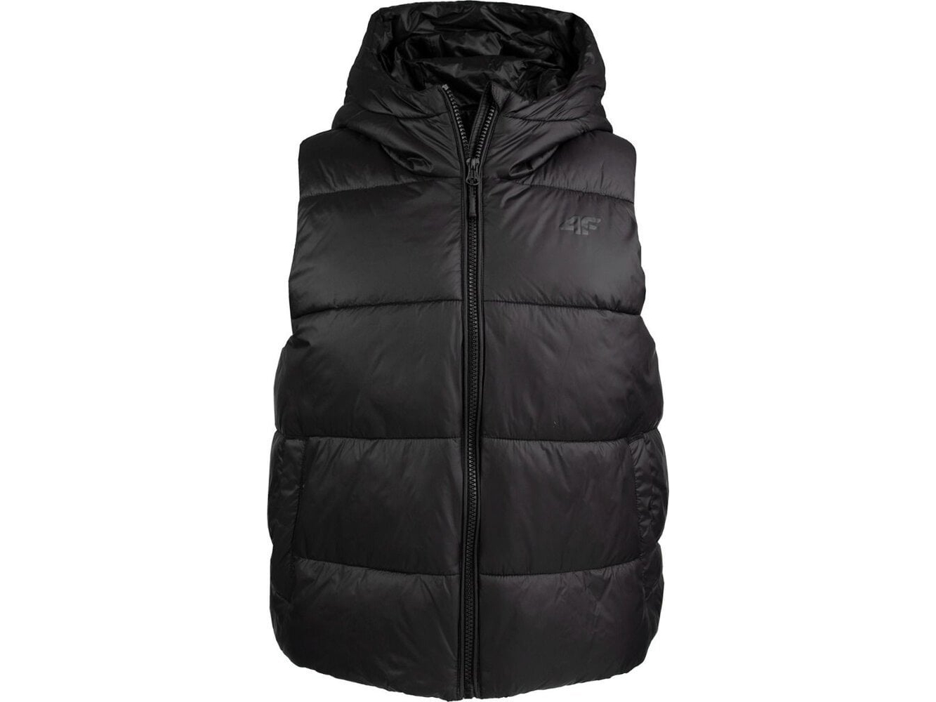 Women \'\'s Down Vest 4f F092 Deep Black 4fss23tdjaf092 20s